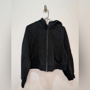 Lululemon Scuba Oversized Full Zip Hoodie in black- M/L